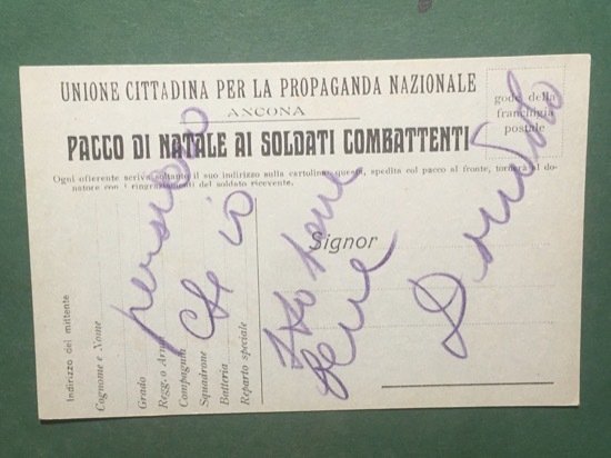Cartolina Unione Cittadina per la Propaganda Nazionale - Ancona - …