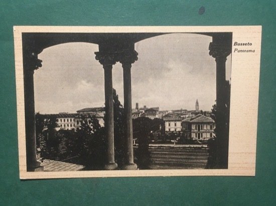 Cartolina Busseto - Panorama + 1930 ca.