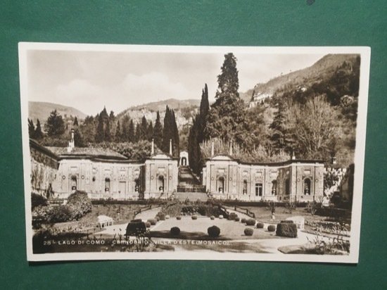 Cartolina Lago di Como - Cernobbio Villa D'Este - Mosaico …