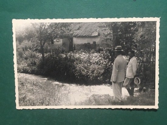 Cartolina Casa Borbone - Valeggio Lomello - 1920 ca.