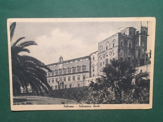 Cartolina Palermo - Palazzina Reale - 1920 ca.