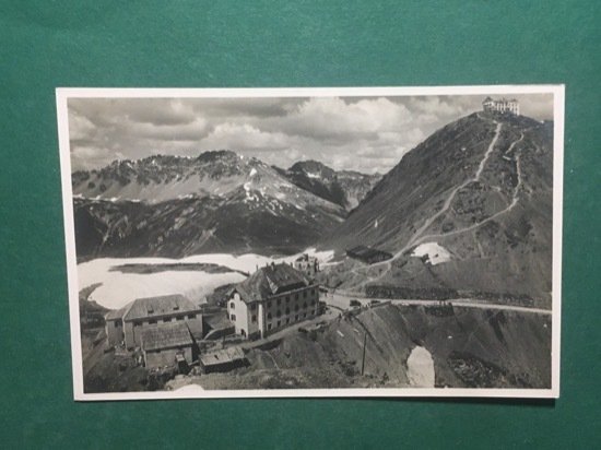 Cartolina Gruppo dell'Ortler - Albergo Passo dello Stelvio - 1950 …