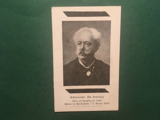 Cartolina Edmondo De Amicis - 1908 ca