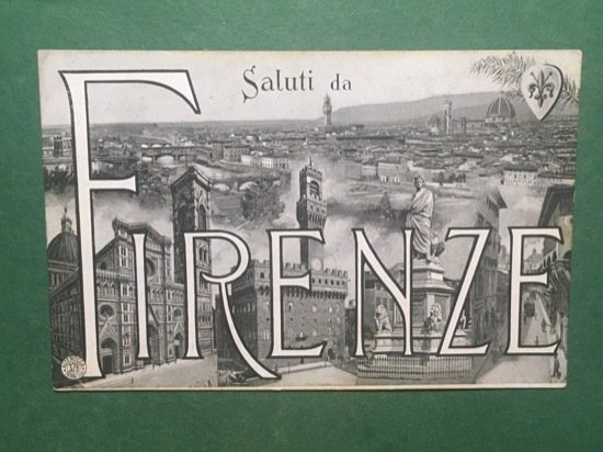 Cartolina Saluti da Firenze - 1930 ca