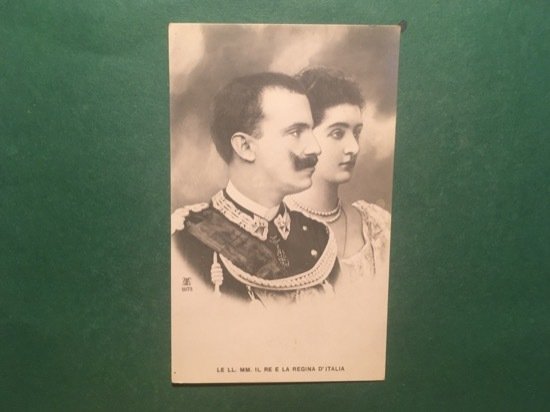 Cartolina Le LL. MM. Il Re e la Regina D'Italia …