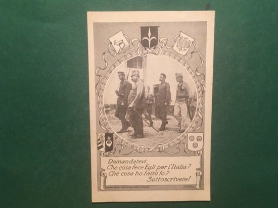 Cartolina Prestito Nazionale - Rendita Consolidata 5% Netto - 1915 …