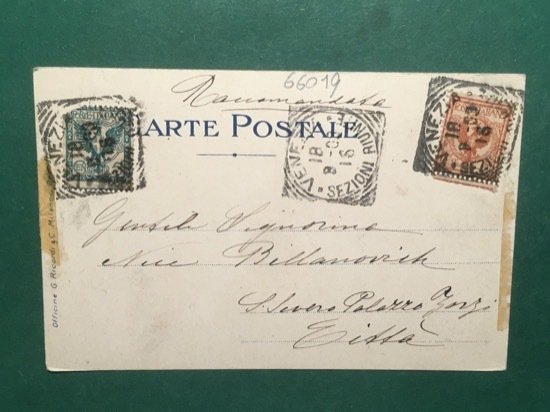 Cartolina Germania di A. Franchetti - Epilogo + 1903