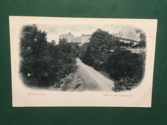 Cartolina Montecassino - Veduta Dall'Occidente - 1916