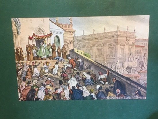 Cartolina Benedizione del Bambino All'Ara Coeli - 1925