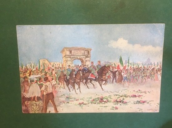 Cartolina Ritorno dopo la Vittoria - 1916
