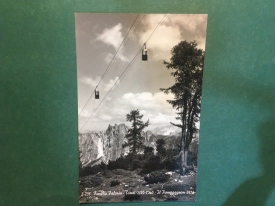 Cartolina Funivia Caloria - Tondi - Il Pomeriggio - 1953