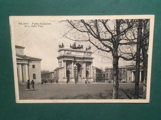 Cartolina Milano - Porta Sempione - Arco della Pace - …