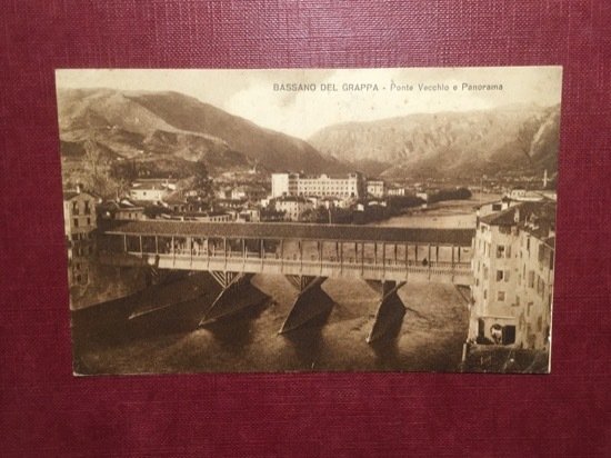 Cartolina Bassano Del Grappa - Ponte Vecchio e Panorama - …
