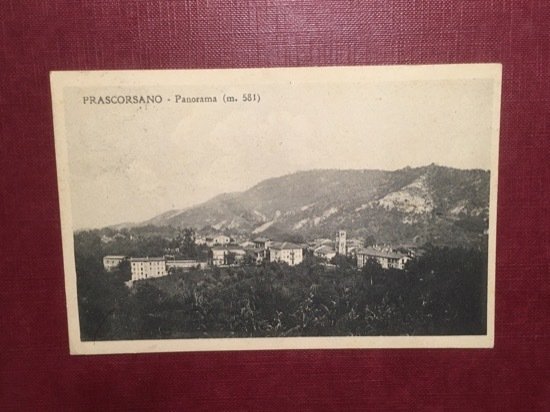 Cartolina Prascorsano - Panorama - 1924