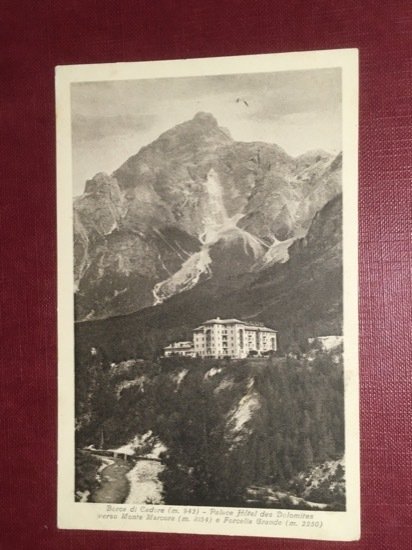 Cartolina Borca di Cadore - Palace Hotel des Dolomites - …