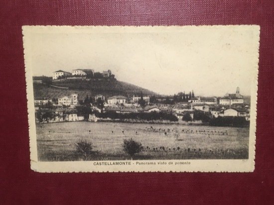 Cartolina Castellamonte - Panorama Visto da Ponente - 1920 ca.