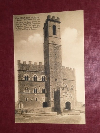 Cartolina Casentino - Poppi il Castello - 1920 ca.