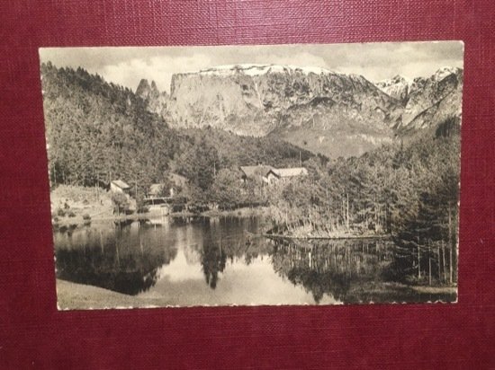 Cartolina Lago di Costalovara - Ristorante Caffè e Pensione Al …