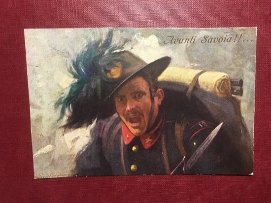 Cartolina Avanti Savoia!!... - 1915 ca.