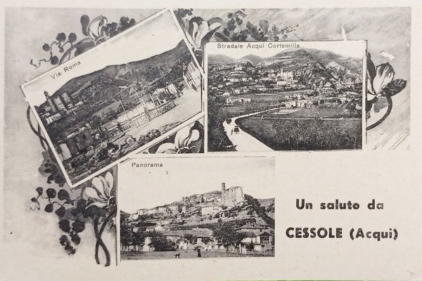 Cartolina - Un Saluto da Cessole ( Aqcui ) - …