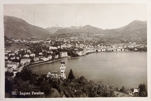 Cartolina - Svizzera - Lugano - Paradiso - 1930
