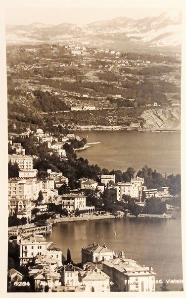 Cartolina - Abbazia - Veduta Generale - 1930 ca.