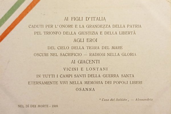 Cartolina WWI - A beneficio della Casa del Soldato - …