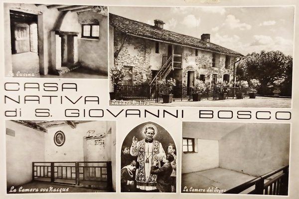 Cartolina - Casa nativa di S. Giovanni Bosco - Asti …