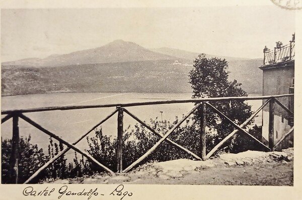 Cartolina - Castel Gandolfo - Lago - 1936