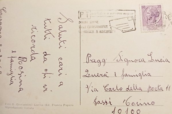 Cartolina - Corsagna - Lucca - Panorama - 1968