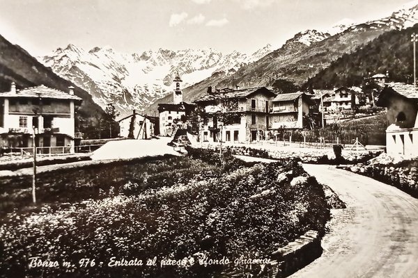 Cartolina - Bonzo ( Torino ) - Entrata al paese …