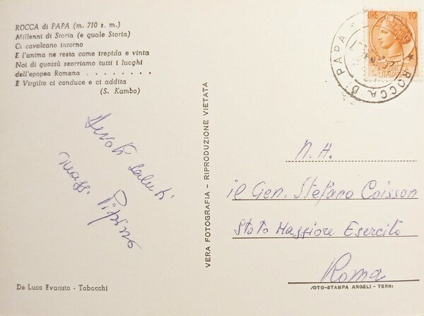 Cartolina - Rocca di Papa vista da Monte Cavo - …