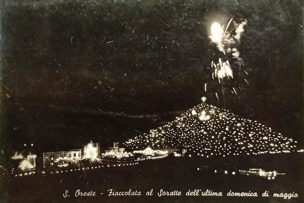 Cartolina S. Oreste - Fiaccolata al Soratte dell'ultima domenica di …
