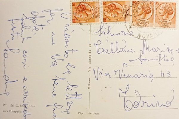 Cartolina - Lago Maggiore - Lesa - Vedute diverse - …