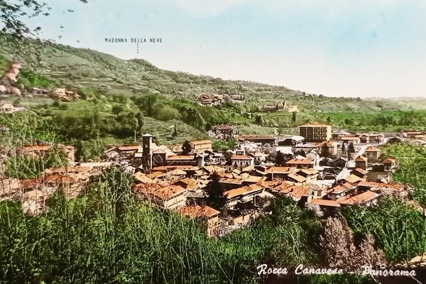 Cartolina - Rocca Canavese - Panorama - 1969