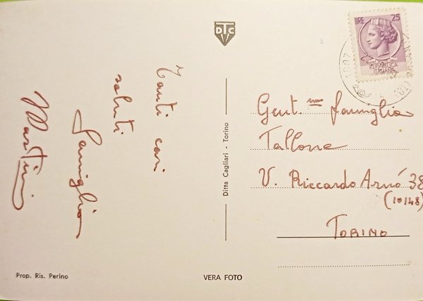 Cartolina - Rocca Canavese - Panorama - 1969