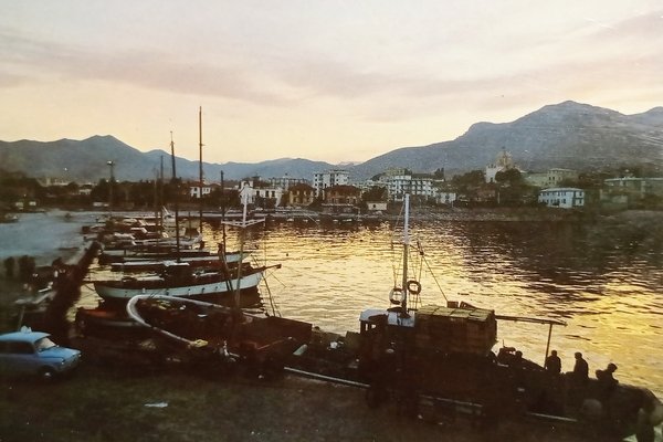 Cartolina - Loano - Il Porto - Tramonto - 1967