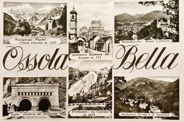 Cartolina - Ossola Bella - Vedute diverse - 1968