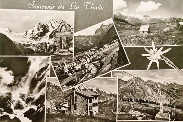Cartolina - Souvenir de La Thuile - Vedute diverse - …