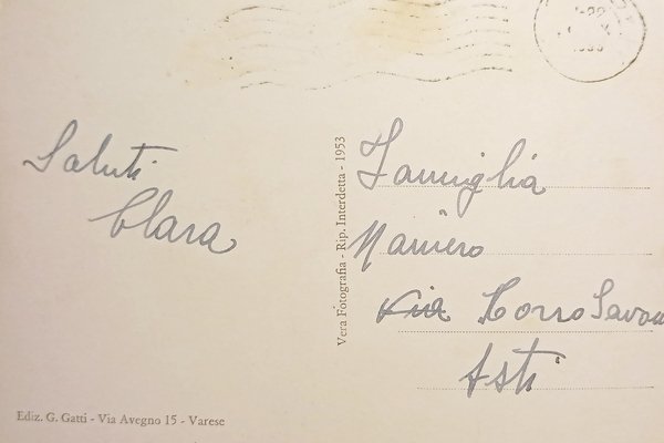 Cartolina - Varese - Sacro Monte - 1955 ca.