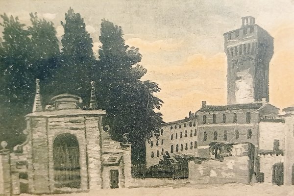 Cartolina - Vicenza - Piazzale di Porta Castello - 1930 …