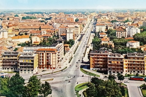 Cartolina - Ferrara - Panorama - 1966