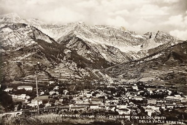 Cartolina - Bardonecchia - Panorama con le Dolomiti della Valle …
