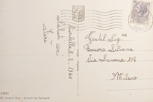 Cartolina - Saluti da Viserbella - Vedute diverse - 1960