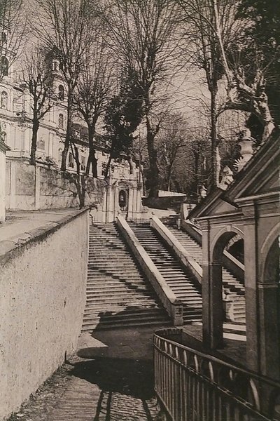 Cartolina - Acquasanta ( Genova ) - Scala Santa e …