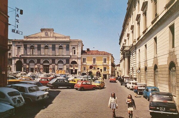 Cartolina - Potenza - Piazza Mario Pagano - Teatro Stabile …