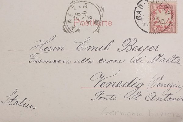 Cartolina - Germania - Bad Tölz - Villa Bellaria - …