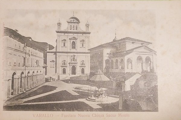 Cartolina - Varallo - Facciata Nuova Chiesa Sacro Monte - …