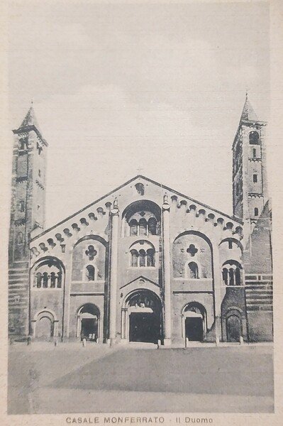 Cartolina - Casale Monferrato - Il Duomo - 1930 ca.