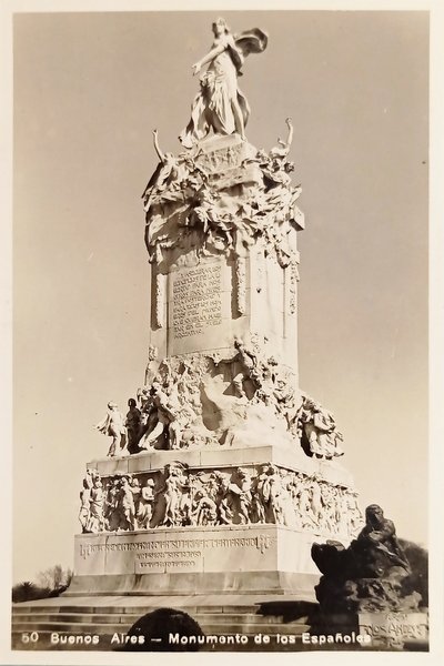 Cartolina - Argentina - Buenos Aires - Monumento de los …